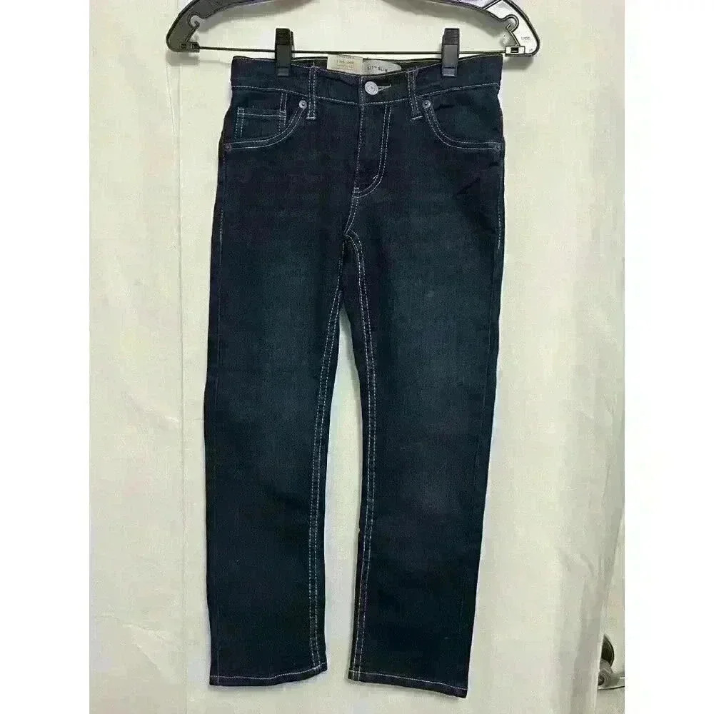 LEVI’S 511 Jeans - Boys Size 8 Slim Jeans Denim NWT (24X22) A0015 - Picture 2 of 11